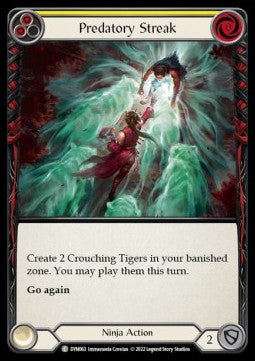 Predatory Streak (Yellow) (Regular) - Dynasty (Common) [DYN-063]
