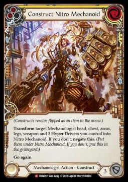 Construct Nitro Mechanoid // Nitro Mechanoid (Rainbow Foil) - Dynasty (Majestic) [DYN-092]