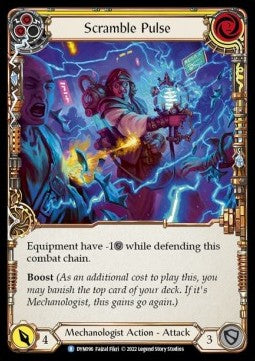 Scramble Pulse (Yellow) (Rainbow Foil) - Dynasty (Rare) [DYN-096]