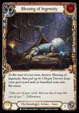 Blessing of Ingenuity (Red) (Regular) - Dynasty (Rare) [DYN-098]