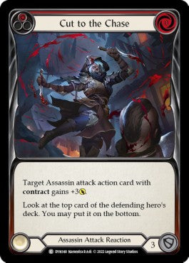 Cut to the Chase (Red) (Regular) - Dynasty (Common) [DYN-148]