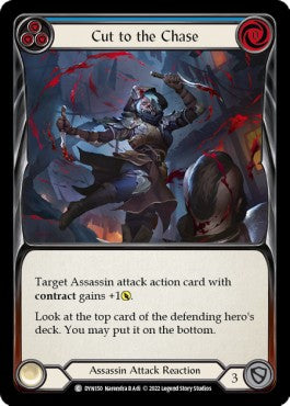 Cut to the Chase (Blue) (Regular) - Dynasty (Common) [DYN-150]
