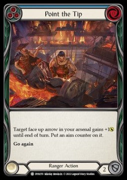 Point the Tip (Blue) (Regular) - Dynasty (Common) [DYN-170]