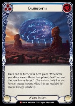 Brainstorm (Rainbow Foil) - Dynasty (Majestic) [DYN-196]
