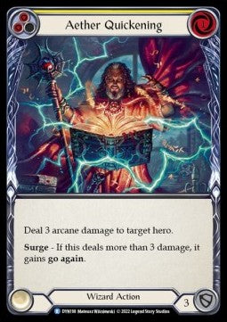 Aether Quickening (Yellow) (Regular) - Dynasty (Rare) [DYN-198]