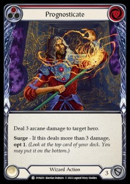 Prognosticate (Red) (Regular) - Dynasty (Common) [DYN-203]