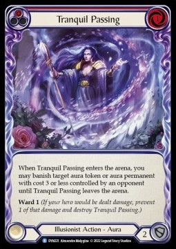 Tranquil Passing (Red) (Rainbow Foil) - Dynasty (Rare) [DYN-221]
