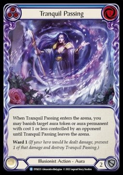Tranquil Passing (Blue) (Regular) - Dynasty (Rare) [DYN-223]