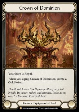 Crown of Dominion (Rainbow Foil) - Dynasty (Legendary) [DYN-234]