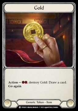 Gold (Rainbow Foil) - Dynasty (Common) [DYN-243]