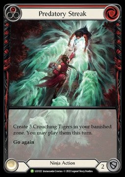 Predatory Streak (Red) (Extended Art Rainbow Foil) - LGS Promos (Promo) [LGS-122]