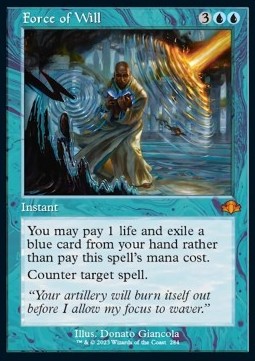 Force of Will (V.1) - Dominaria Remastered: Extras (Mythic) [XDMR-284]