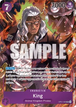 King (OP01-096) (V.2) - Romance Dawn (Alternate Art) [OP01-096]