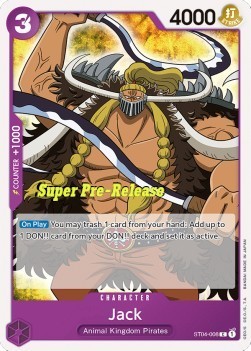 Jack (ST04-008) (V.2) - Starter Deck: Animal Kingdom Pirates (Common) [ST-04-008]