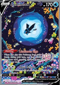 Lumineon V - Crown Zenith (Ultra Rare) [CRZ-GG39]