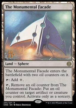The Monumental Facade (V.1) - Phyrexia: All Will Be One: Promos (Rare) [PONE-255]