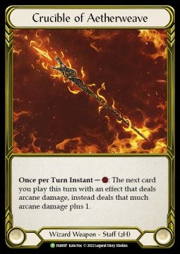 Crucible of Aetherweave (Cold Foil Golden) - FAB Promos (Promo) [FAB-097]