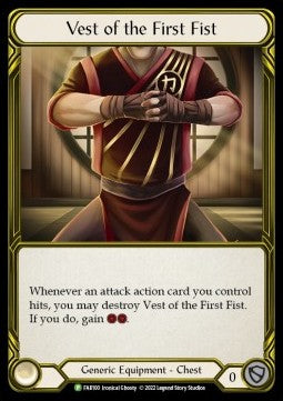 Vest of the First Fist (Cold Foil Golden) - FAB Promos (Promo) [FAB-100]