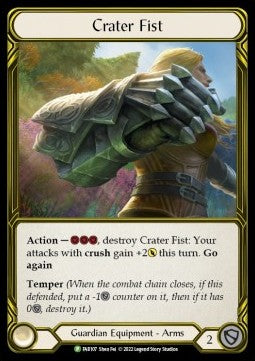 Crater Fist (Cold Foil Golden) - FAB Promos (Promo) [FAB-107]