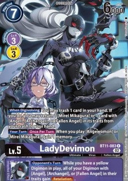 LadyDevimon (BT11-083) (V.2) - Dimensional Phase (Alternative Art) [BT-11-083]