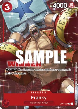 Franky (OP01-021) (V.2) - Unnumbered Promos (Uncommon) [UP-021]