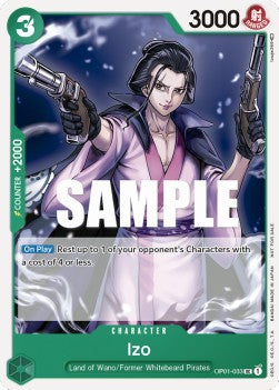 Izo (OP01-033) (V.1) - Unnumbered Promos (Uncommon) [UP-OP01-033]