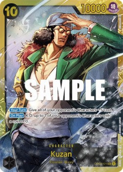 Kuzan (OP02-121) (V.1) - Paramount War (Secret Rare) [OP02-121]