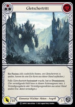 Glacial Footsteps (Red) (Regular) - History Pack 2 - Black Label (Common) [2HP-BL-013]