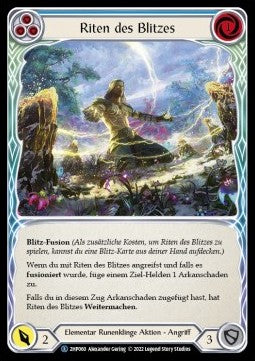 Rites of Lightning (Blue) (Regular) - History Pack 2 - Black Label (Rare) [2HP-BL-060]