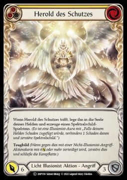 Herald of Protection (Yellow) (Regular) - History Pack 2 - Black Label (Common) [2HP-BL-159]