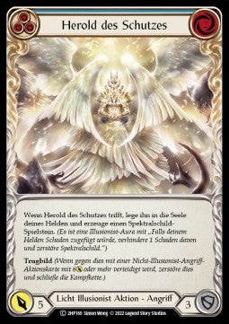 Herald of Protection (Blue) (Regular) - History Pack 2 - Black Label (Common) [2HP-BL-160]