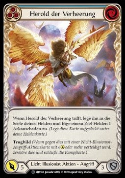 Herald of Ravages (Blue) (Regular) - History Pack 2 - Black Label (Common) [2HP-BL-163]