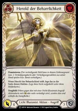Herald of Tenacity (Blue) (Regular) - History Pack 2 - Black Label (Common) [2HP-BL-169]