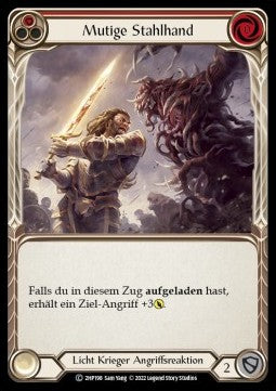 Courageous Steelhand (Red) (Regular) - History Pack 2 - Black Label (Common) [2HP-BL-198]