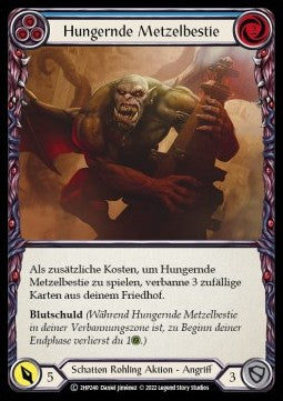 Hungering Slaughterbeast (Blue) (Regular) - History Pack 2 - Black Label (Common) [2HP-BL-240]