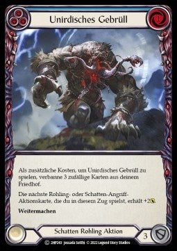 Unworldly Bellow (Blue) (Regular) - History Pack 2 - Black Label (Common) [2HP-BL-243]