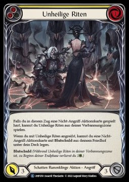 Unhallowed Rites (Yellow) (Regular) - History Pack 2 - Black Label (Rare) [2HP-BL-250]