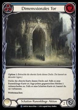 Dimenxxional Gateway (Blue) (Regular) - History Pack 2 - Black Label (Rare) [2HP-BL-254]