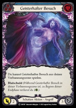 Ghostly Visit (Blue) (Regular) - History Pack 2 - Black Label (Common) [2HP-BL-287]