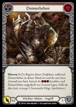 Thunder Quake (Red) (Regular) - History Pack 2 - Black Label (Rare) [2HP-BL-320]