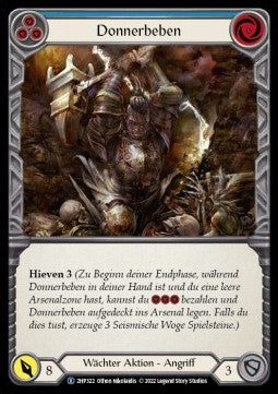 Thunder Quake (Blue) (Regular) - History Pack 2 - Black Label (Rare) [2HP-BL-322]