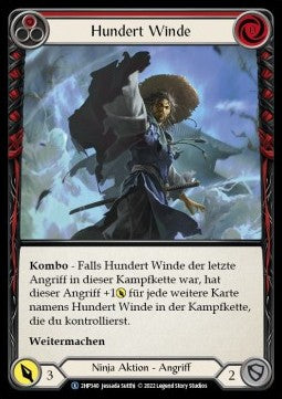 Hundred Winds (Red) (Regular) - History Pack 2 - Black Label (Rare) [2HP-BL-340]