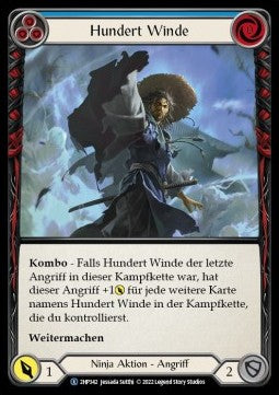 Hundred Winds (Blue) (Regular) - History Pack 2 - Black Label (Rare) [2HP-BL-342]