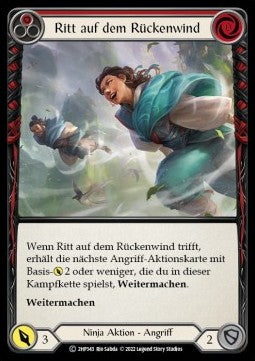 Ride the Tailwind (Red) (Regular) - History Pack 2 - Black Label (Common) [2HP-BL-343]