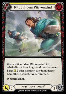 Ride the Tailwind (Yellow) (Regular) - History Pack 2 - Black Label (Common) [2HP-BL-344]
