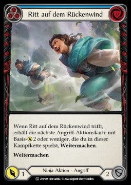 Ride the Tailwind (Blue) (Regular) - History Pack 2 - Black Label (Common) [2HP-BL-345]