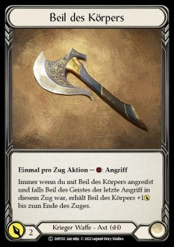 Hatchet of Body (Regular) - History Pack 2 - Black Label (Common) [2HP-BL-352]
