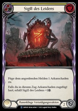 Sigil of Suffering (Yellow) (Regular) - History Pack 2 - Black Label (Rare) [2HP-BL-420]
