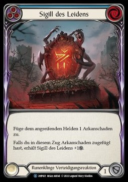Sigil of Suffering (Blue) (Regular) - History Pack 2 - Black Label (Rare) [2HP-BL-421]