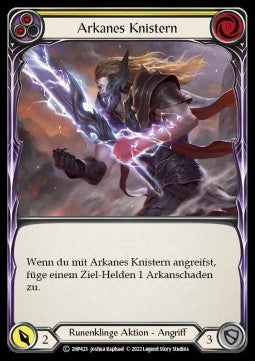 Arcanic Crackle (Yellow) (Regular) - History Pack 2 - Black Label (Common) [2HP-BL-423]